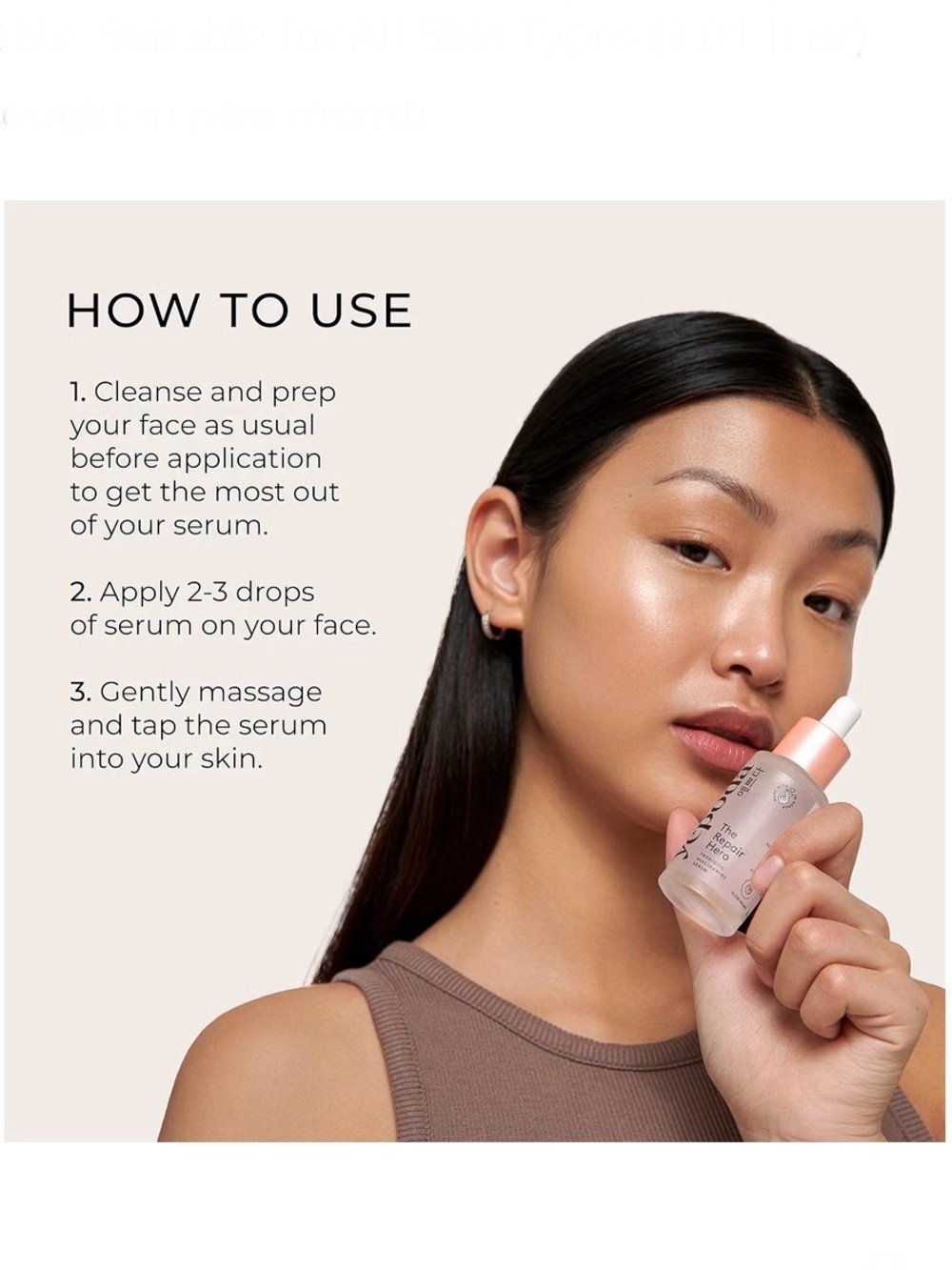 (2 Pack) Yepoda The Hero Repair Probiotic Niacinamide Face Serum 1.01 Fl Oz NEW - Picture 5 of 7